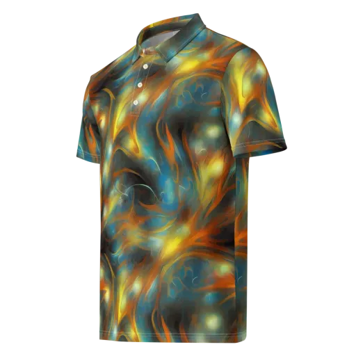 Wallis Warp on a Men's Slim Fit Polo Shirt