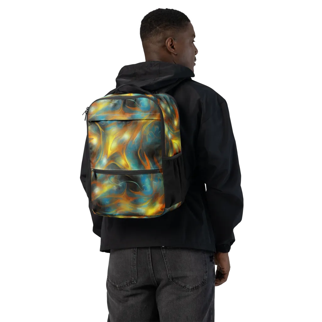 Wallis Warp on Utility Backpack — Back
