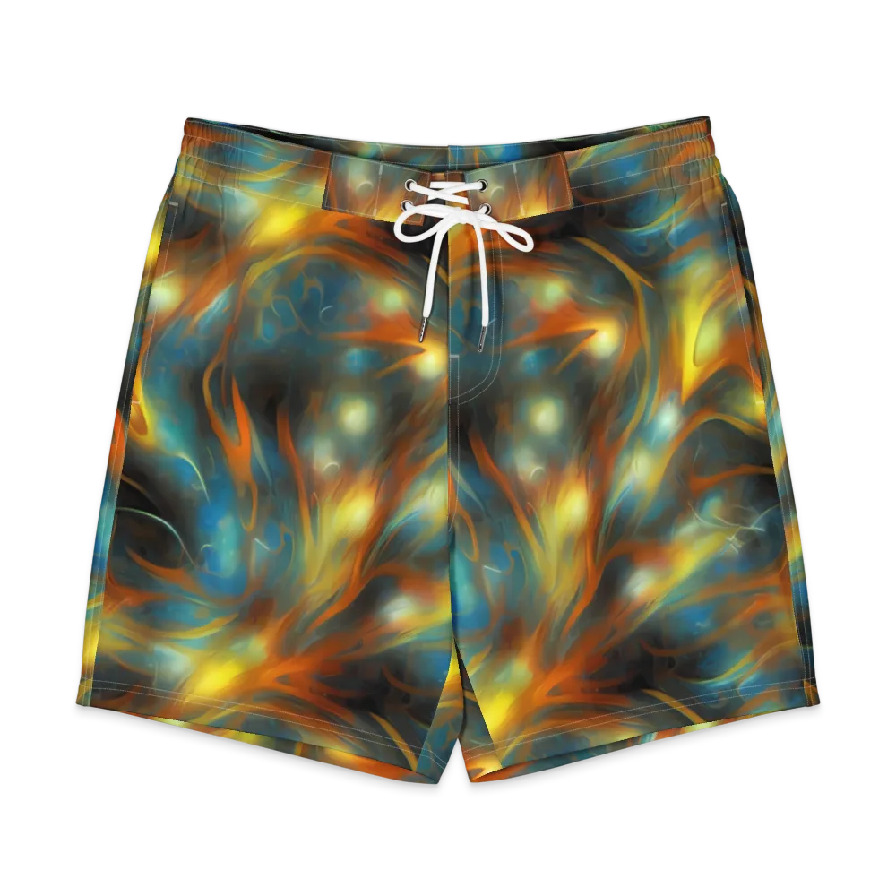 Wallis Warp on Men's Board Shorts — Front