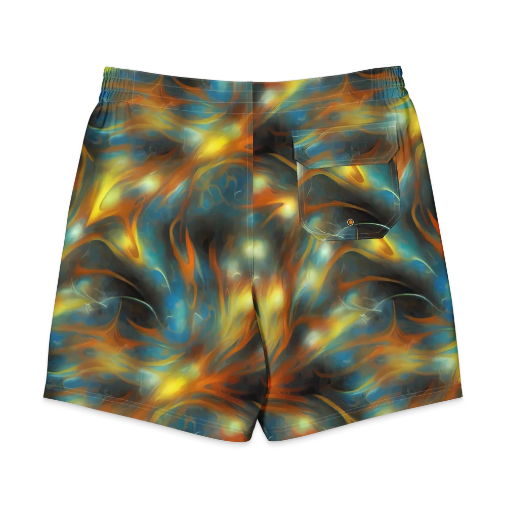 Wallis Warp on Men's Board Shorts — Back
