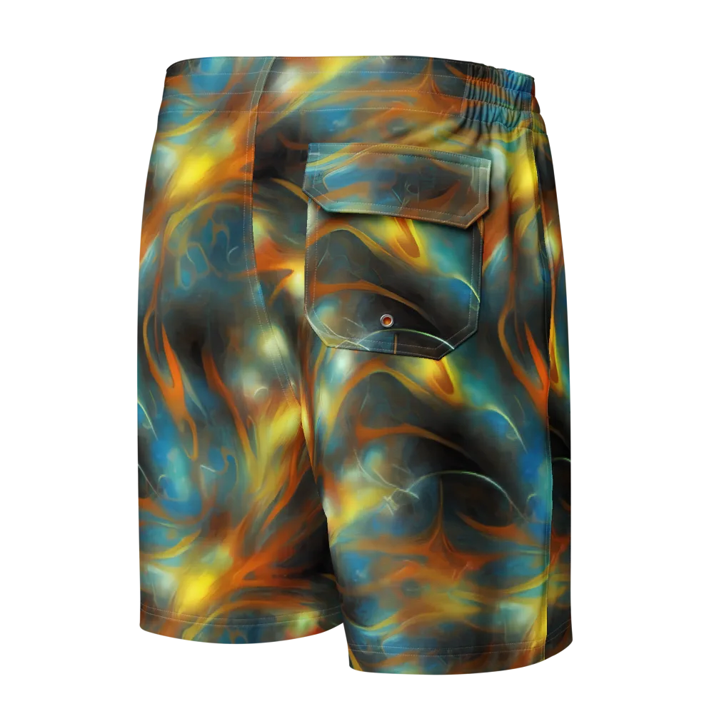 Wallis Warp on Men's Board Shorts — Back