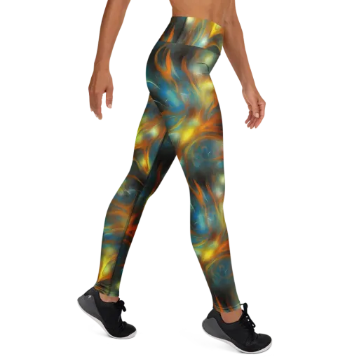 Wallis Warp on a Yoga Leggings