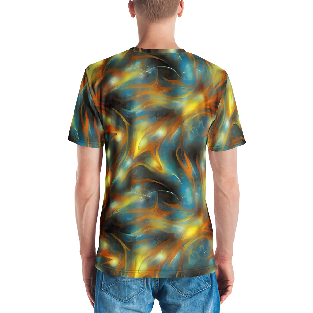 Wallis Warp on Men's Crew Neck T-Shirt — Back