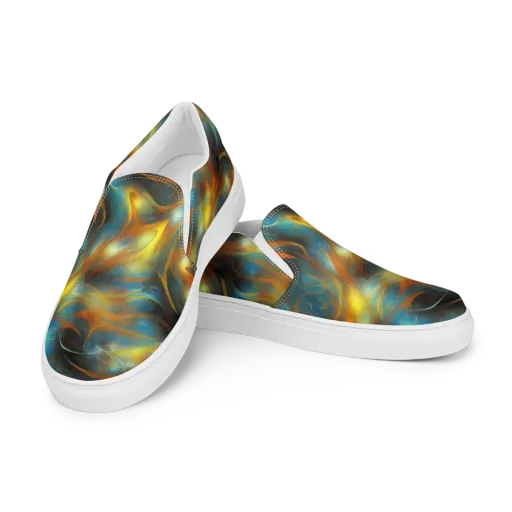 Wallis Warp on a Men's Slip-On Canvas Shoes