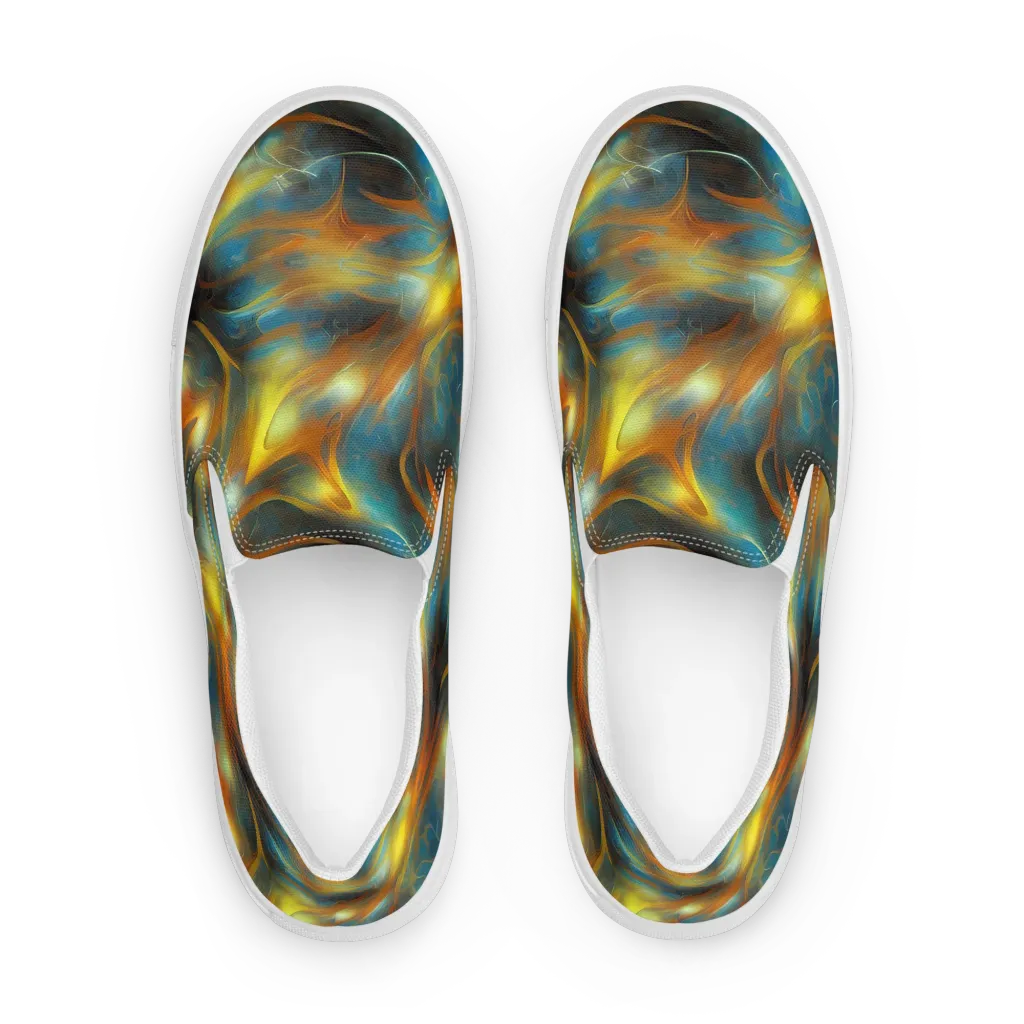Wallis Warp on Women's Slip-On Canvas Shoes — Front