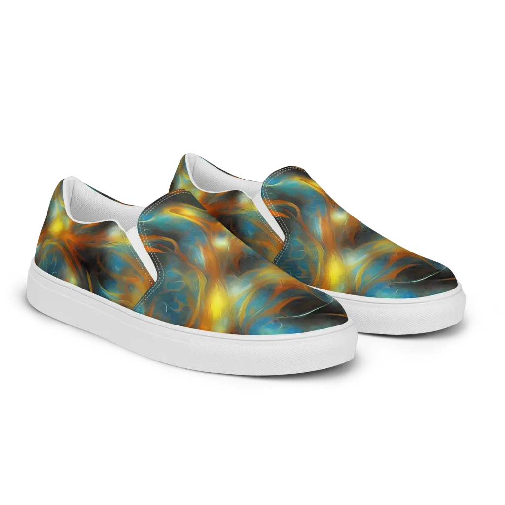 Wallis Warp on Women's Slip-On Canvas Shoes — Right Front