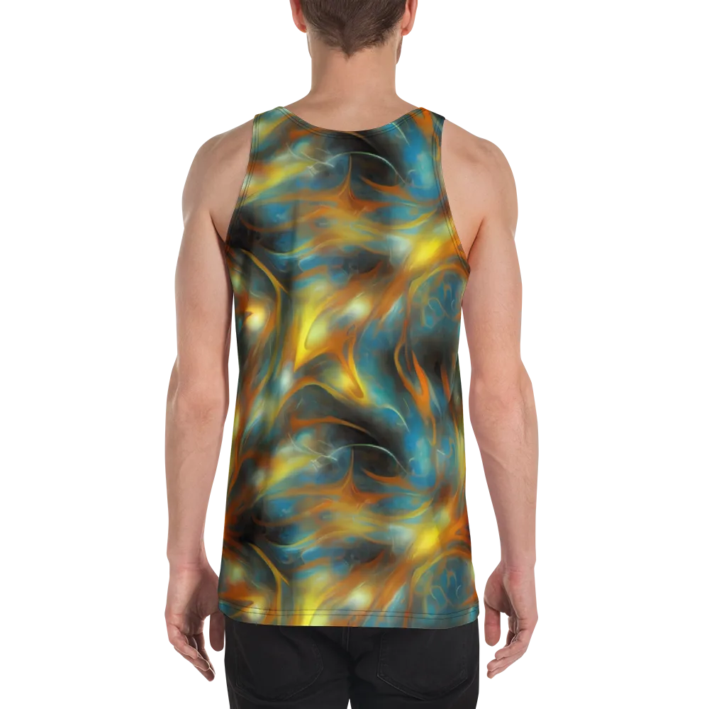 Wallis Warp on Men's Tank Top — Back