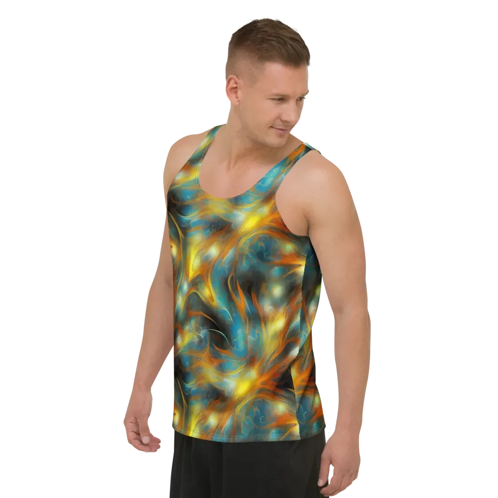Wallis Warp on Men's Tank Top — Left Front