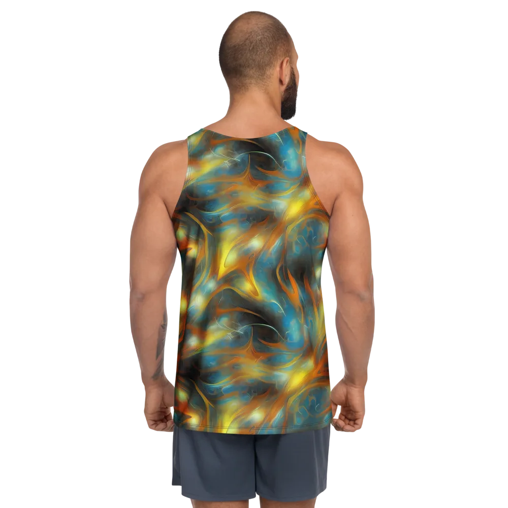 Wallis Warp on Men's Tank Top — Back
