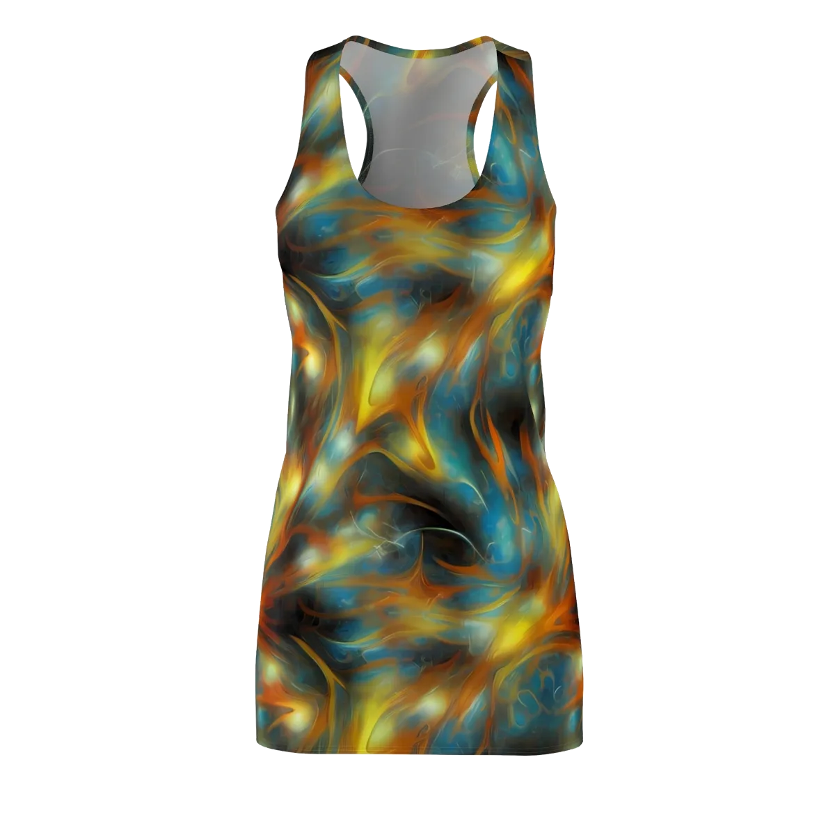 Wallis Warp on Racerback Dress — Front