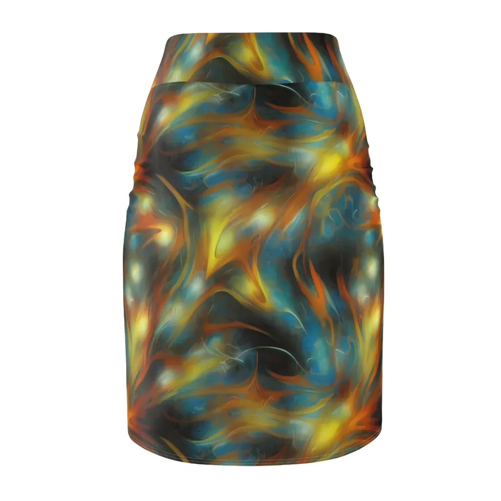 Wallis Warp on Pencil Skirt — Back