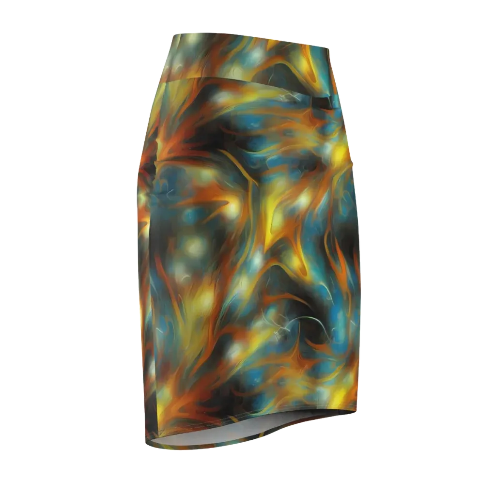 Wallis Warp on Pencil Skirt — Front Side