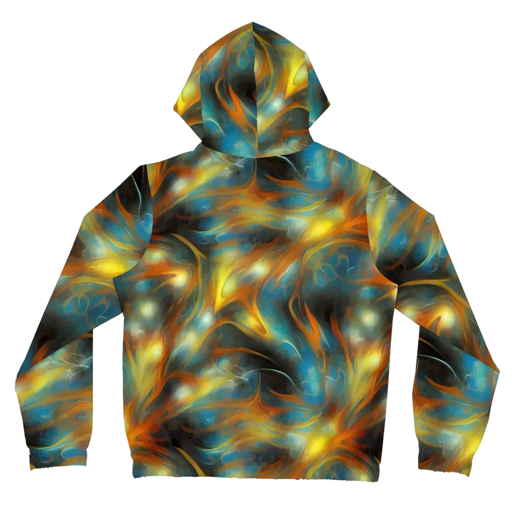 Wallis Warp on Women's Full-Zip Hoodie — Back