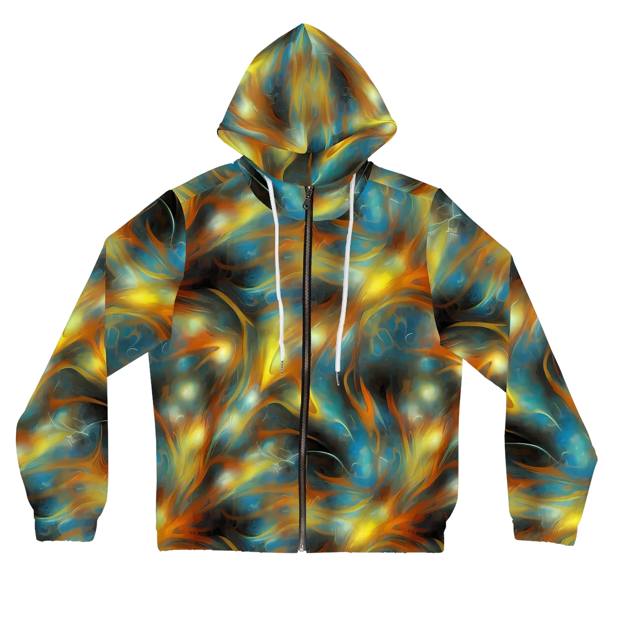 Wallis Warp on Women's Full-Zip Hoodie — Front