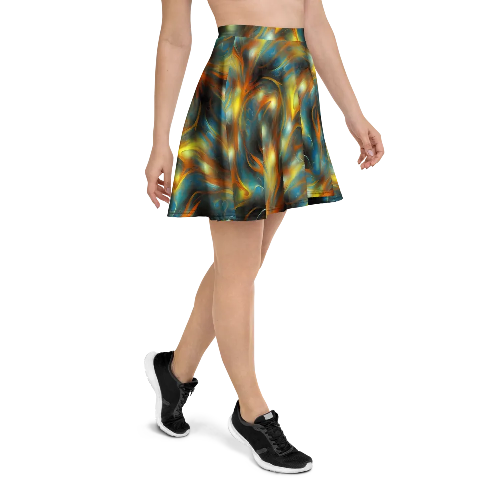 Wallis Warp on Skater Skirt — Right