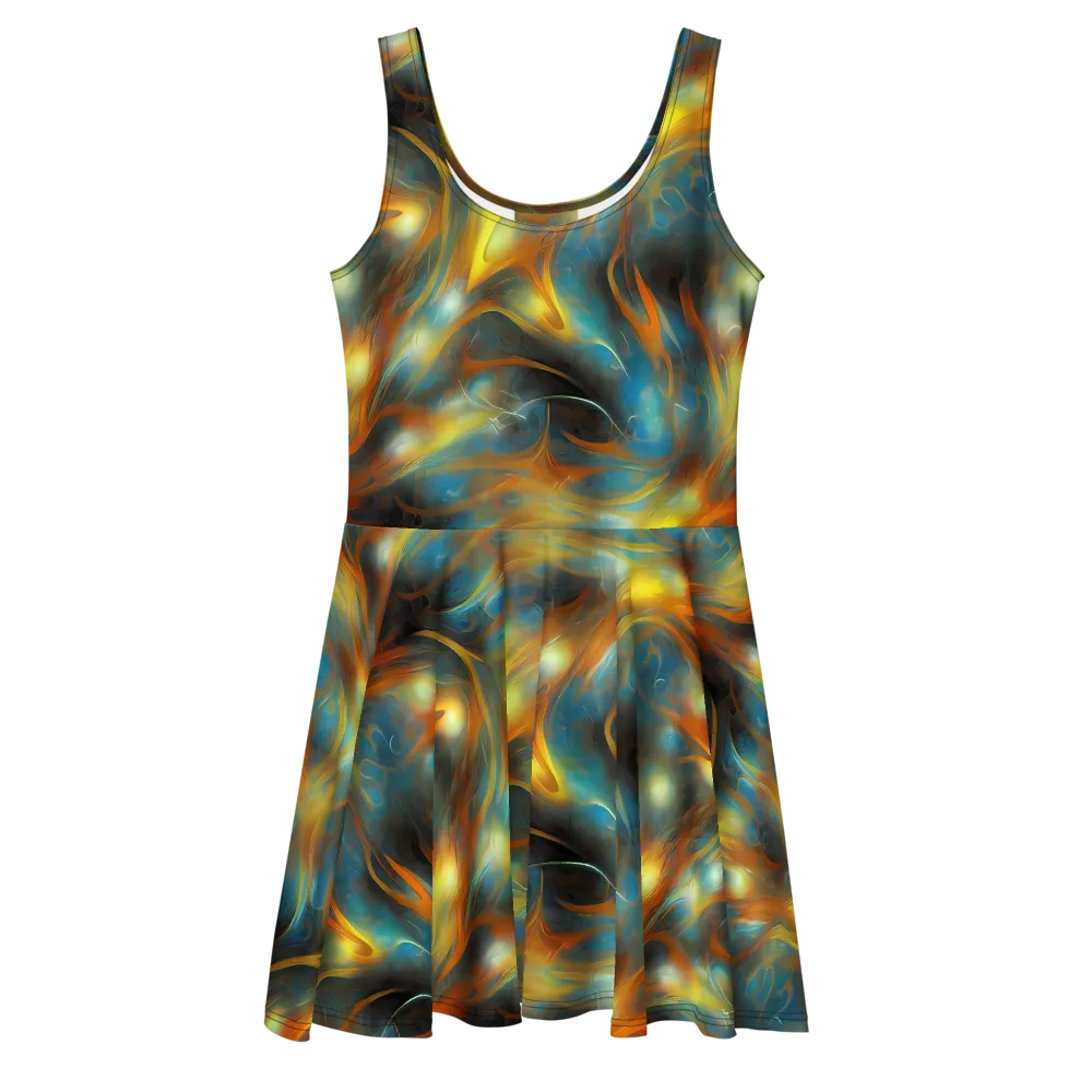 Wallis Warp on Skater Dress — Front