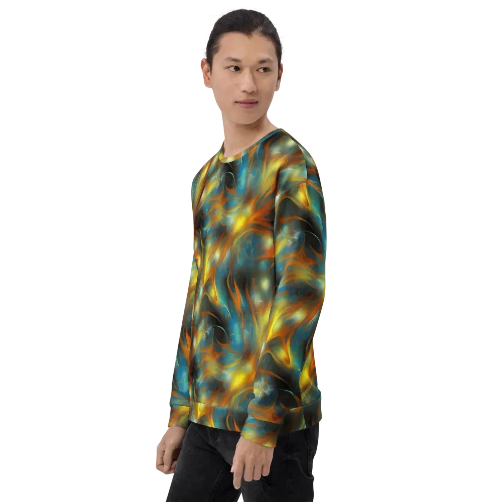 Wallis Warp on Sweatshirt — Left Front
