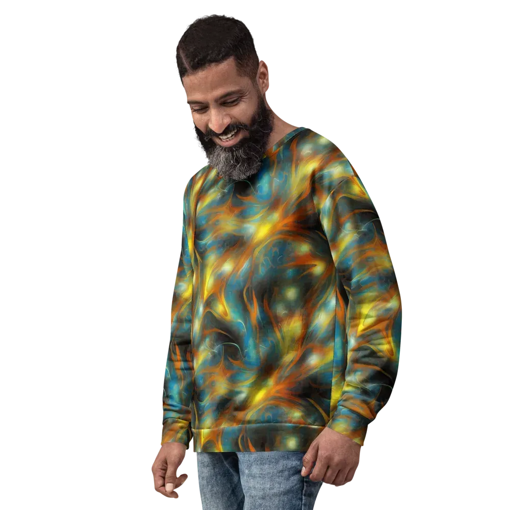 Wallis Warp on Sweatshirt — Left Front
