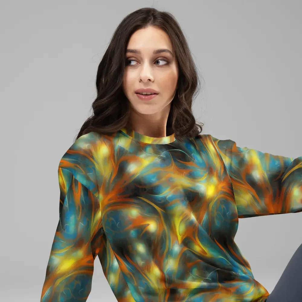 Wallis Warp on Sweatshirt — Right Front