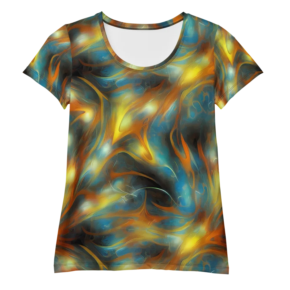 Wallis Warp on Women's Athletic T-Shirt — Front