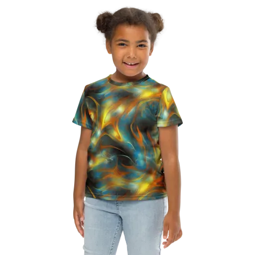 Wallis Warp on a Kids Crew Neck T-Shirt