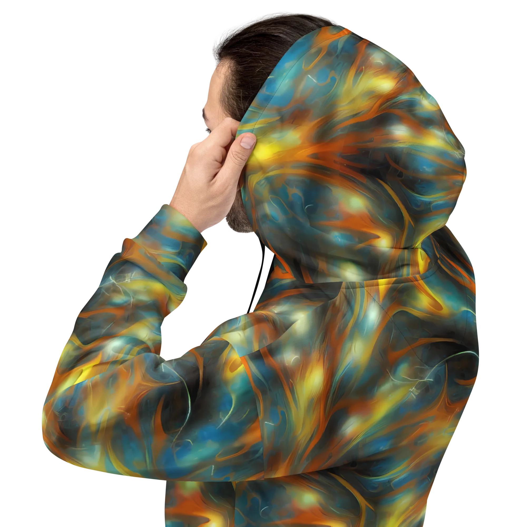 Wallis Warp on Hoodie — Back