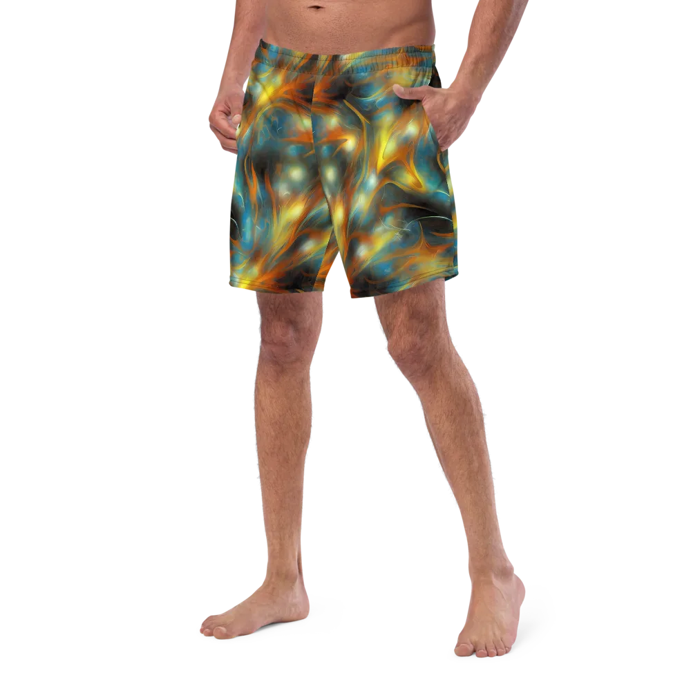 Wallis Warp on Swim Trunks — Left Front