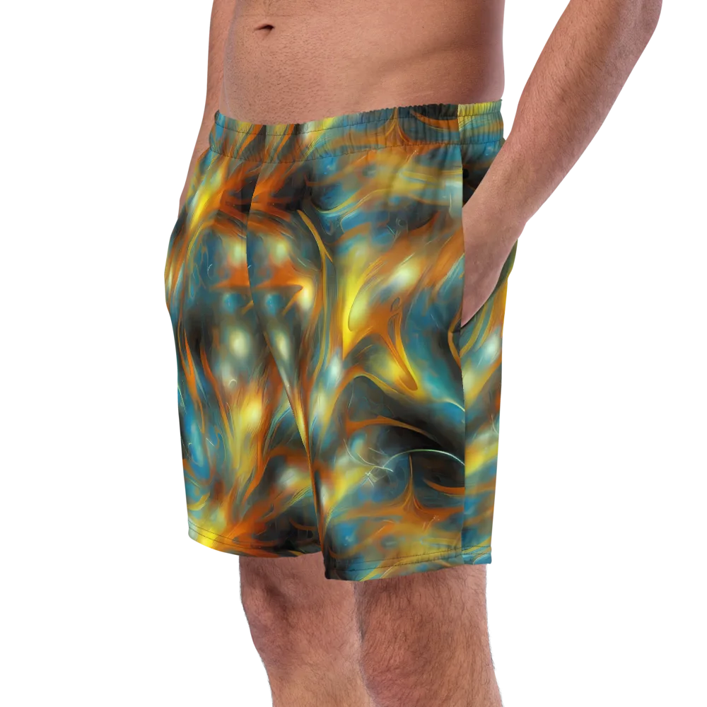 Wallis Warp on Swim Trunks — Left Front