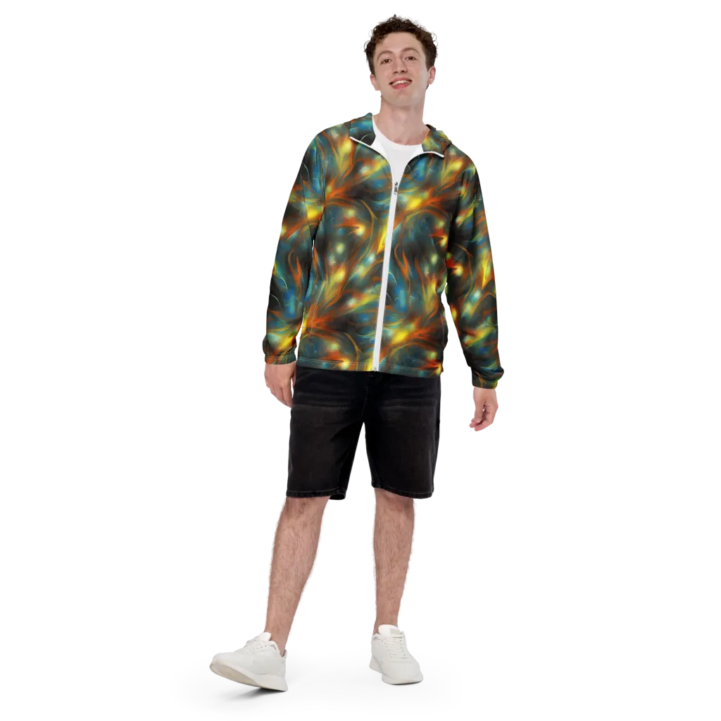 Wallis Warp on Men's Windbreaker — Front