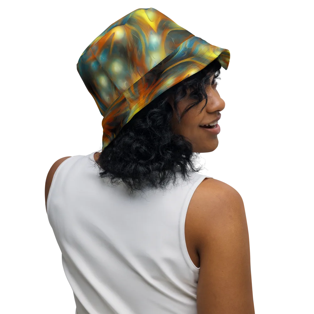 Wallis Warp on Reversible Bucket Hat — Right Outside
