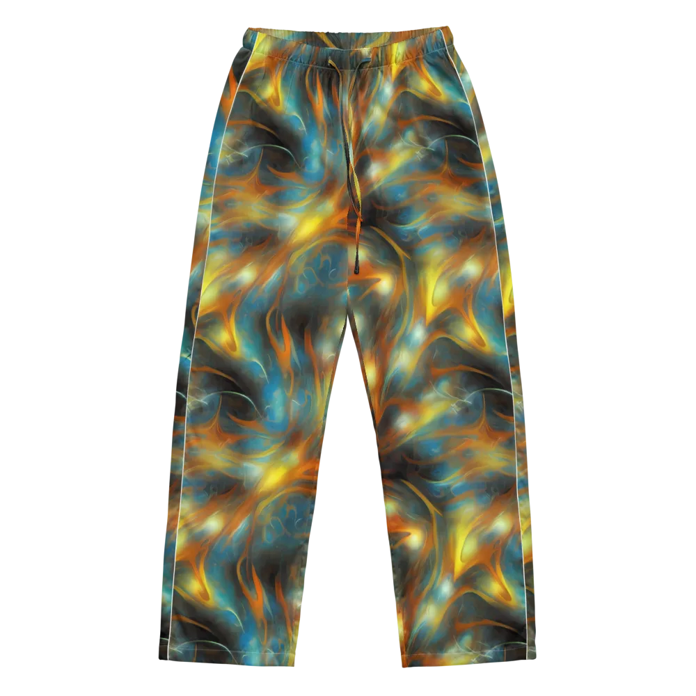 Wallis Warp on Women's Pajama Pants — Front