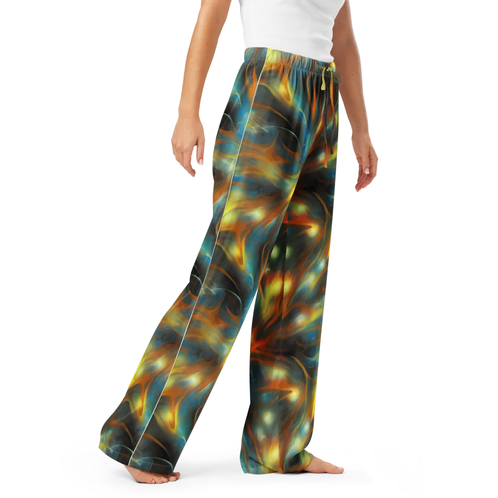 Wallis Warp on Women's Pajama Pants — Right Front