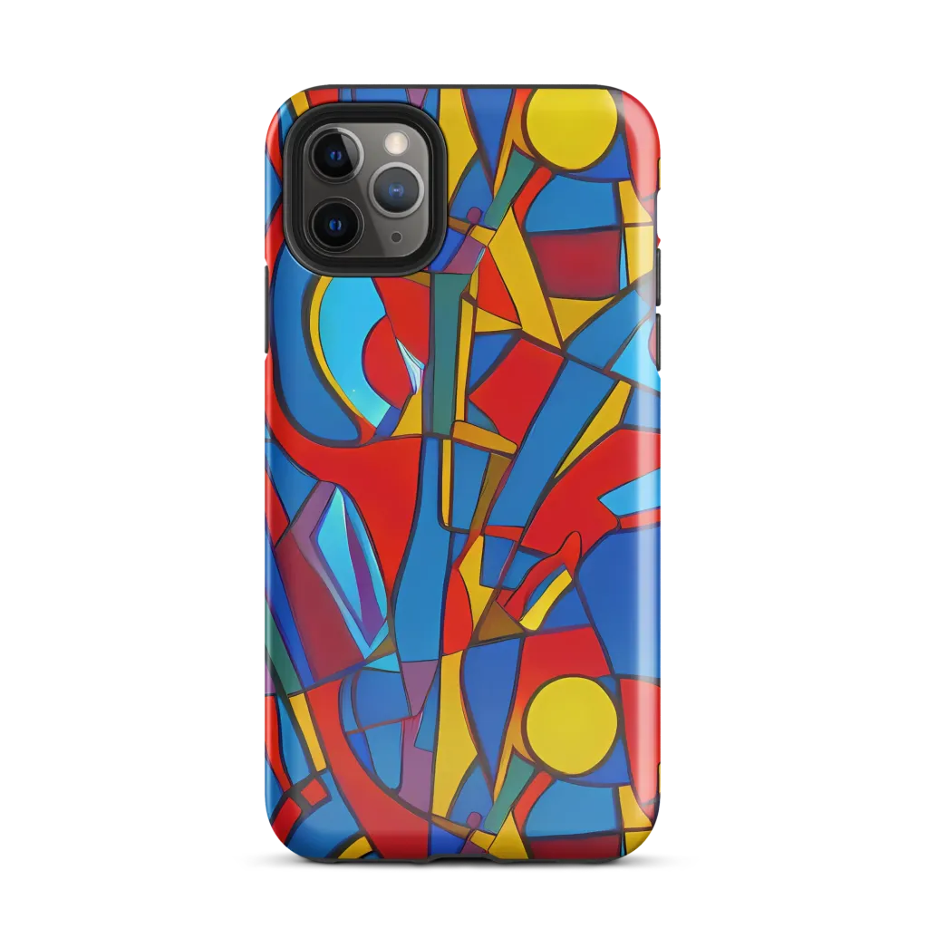 Mondrian Maze on Tough Case for iPhone® — Front