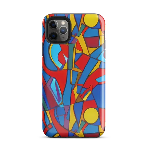 Mondrian Maze on a Tough Case for iPhone®