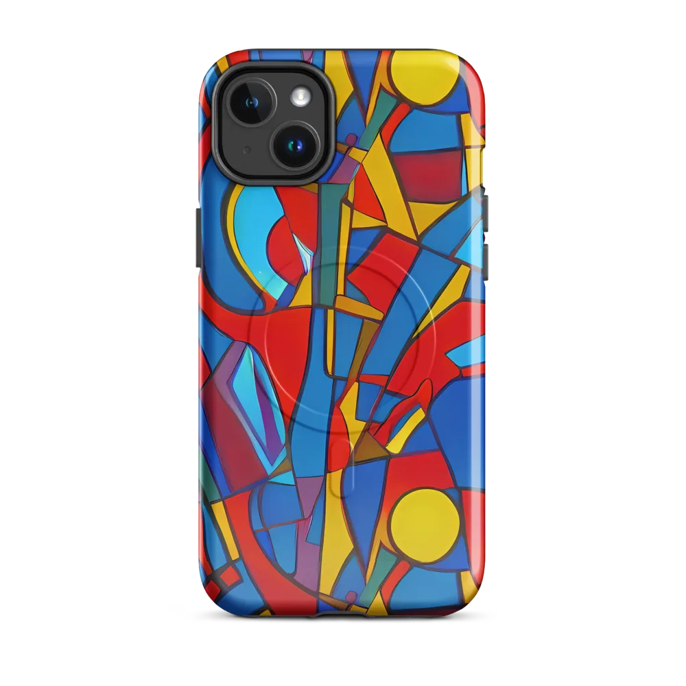 Mondrian Maze on MagSafe Tough Case for iPhone® — Front