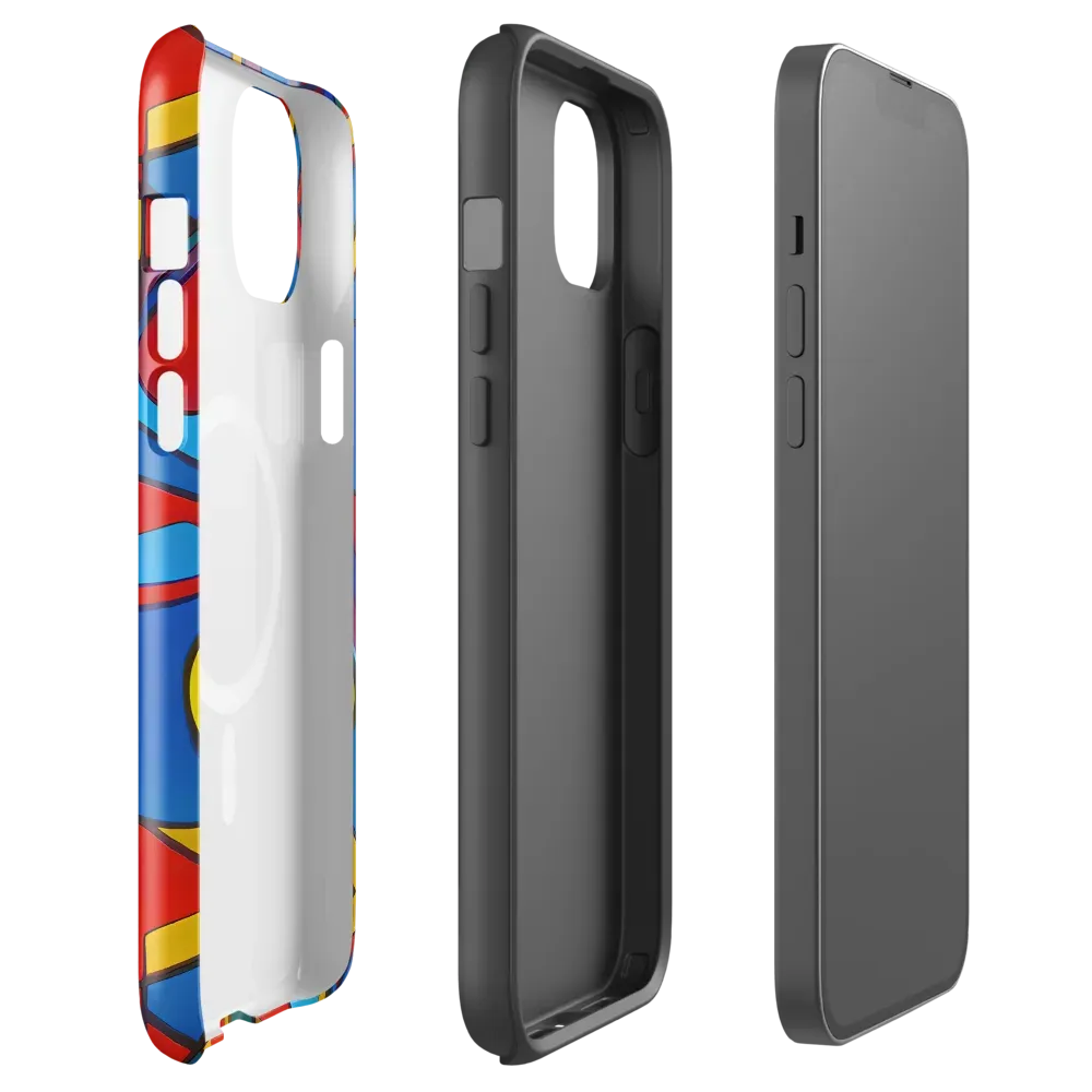 Mondrian Maze on MagSafe Tough Case for iPhone® — Front