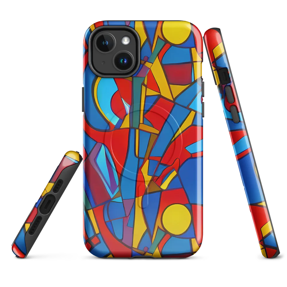 Mondrian Maze on MagSafe Tough Case for iPhone® — Front