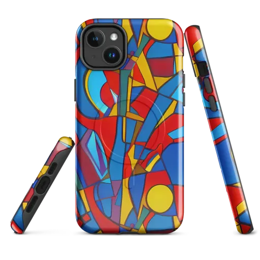 Mondrian Maze on a MagSafe Tough Case for iPhone®