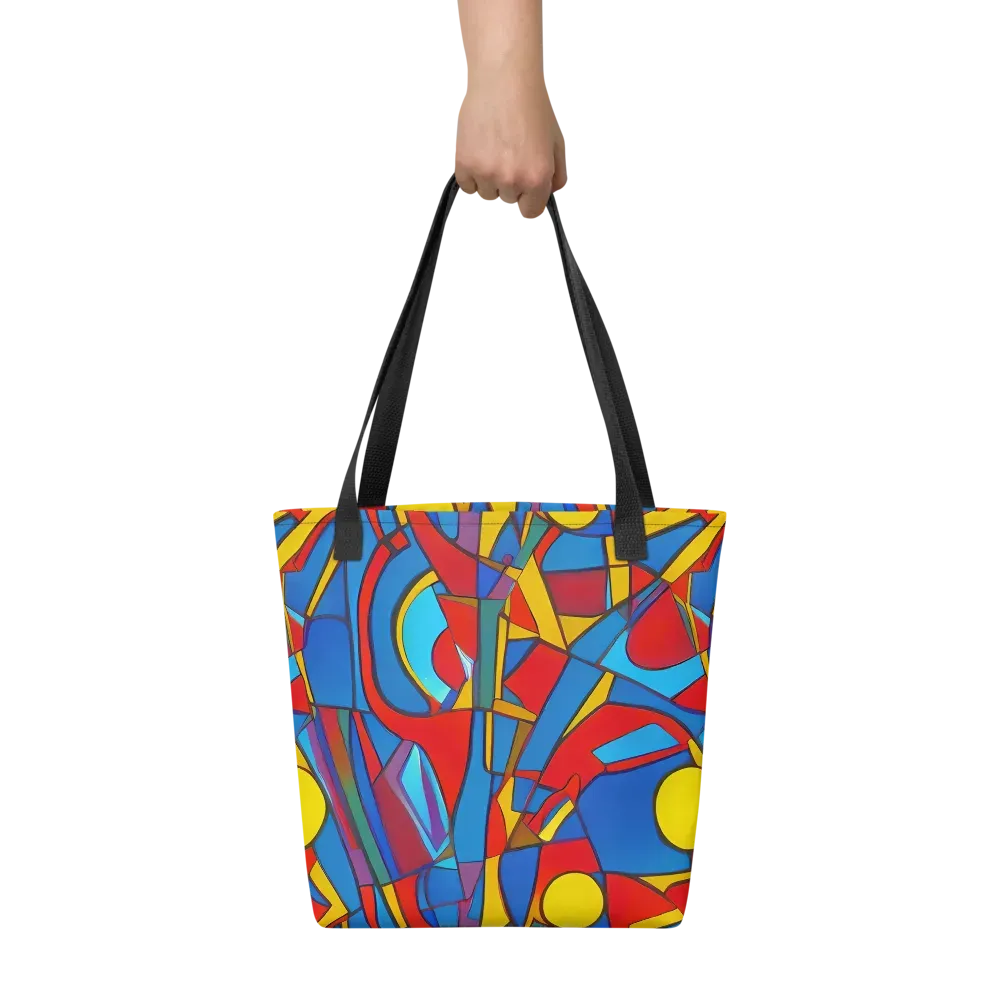 Mondrian Maze on Tote Bag — Front