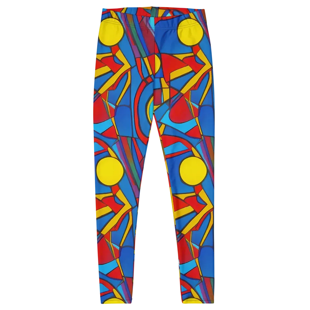 Mondrian Maze on Leggings — Front