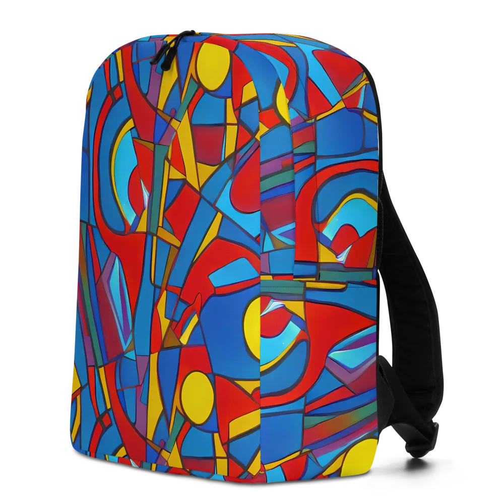 Mondrian Maze on Minimalist Backpack — Left