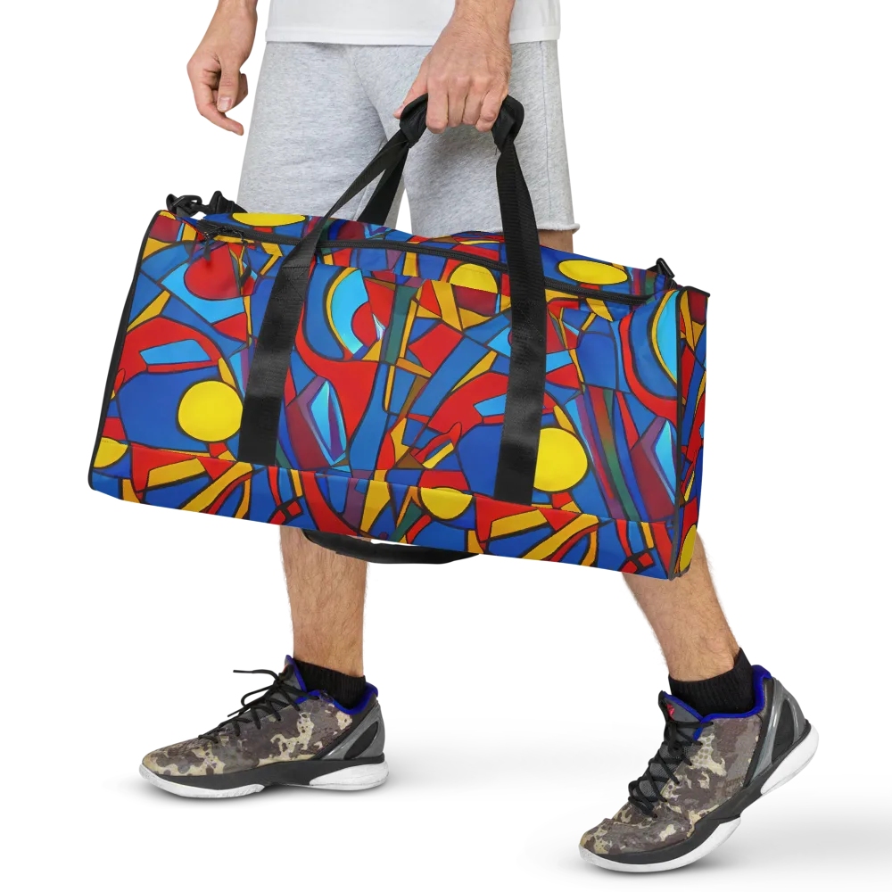 Mondrian Maze on Duffle Bag — Front