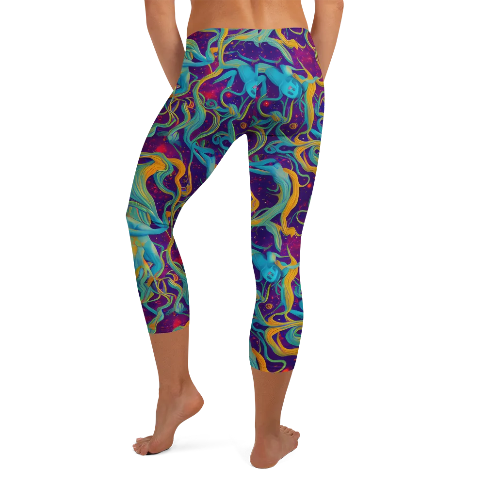Meryl Mcmaster Evelyn De Morgan on Capri Leggings — Back