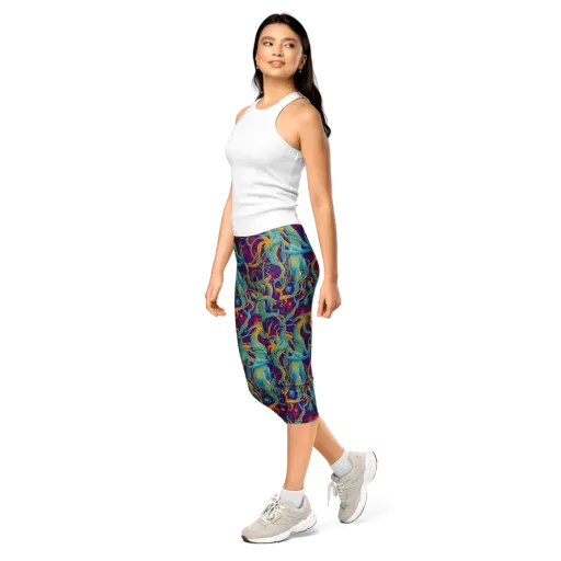 Meryl Mcmaster Evelyn De Morgan on a Capri Leggings