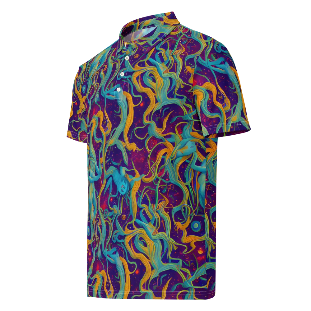 Meryl Mcmaster Evelyn De Morgan on Men's Slim Fit Polo Shirt — Left Front