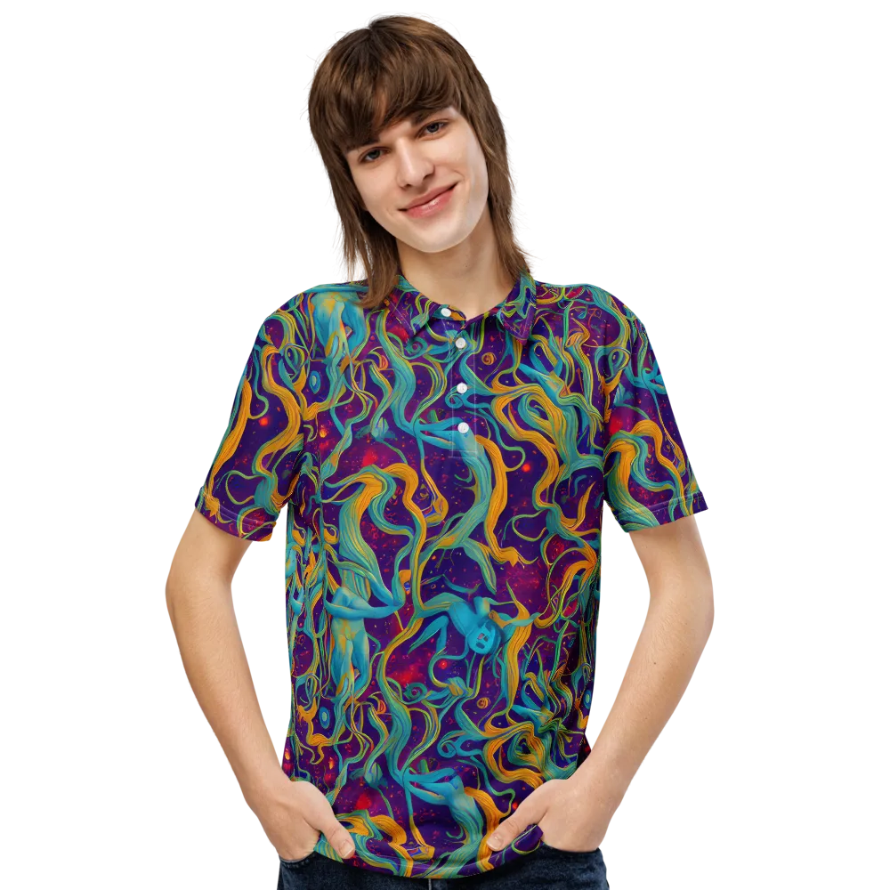 Meryl Mcmaster Evelyn De Morgan on Men's Slim Fit Polo Shirt — Front
