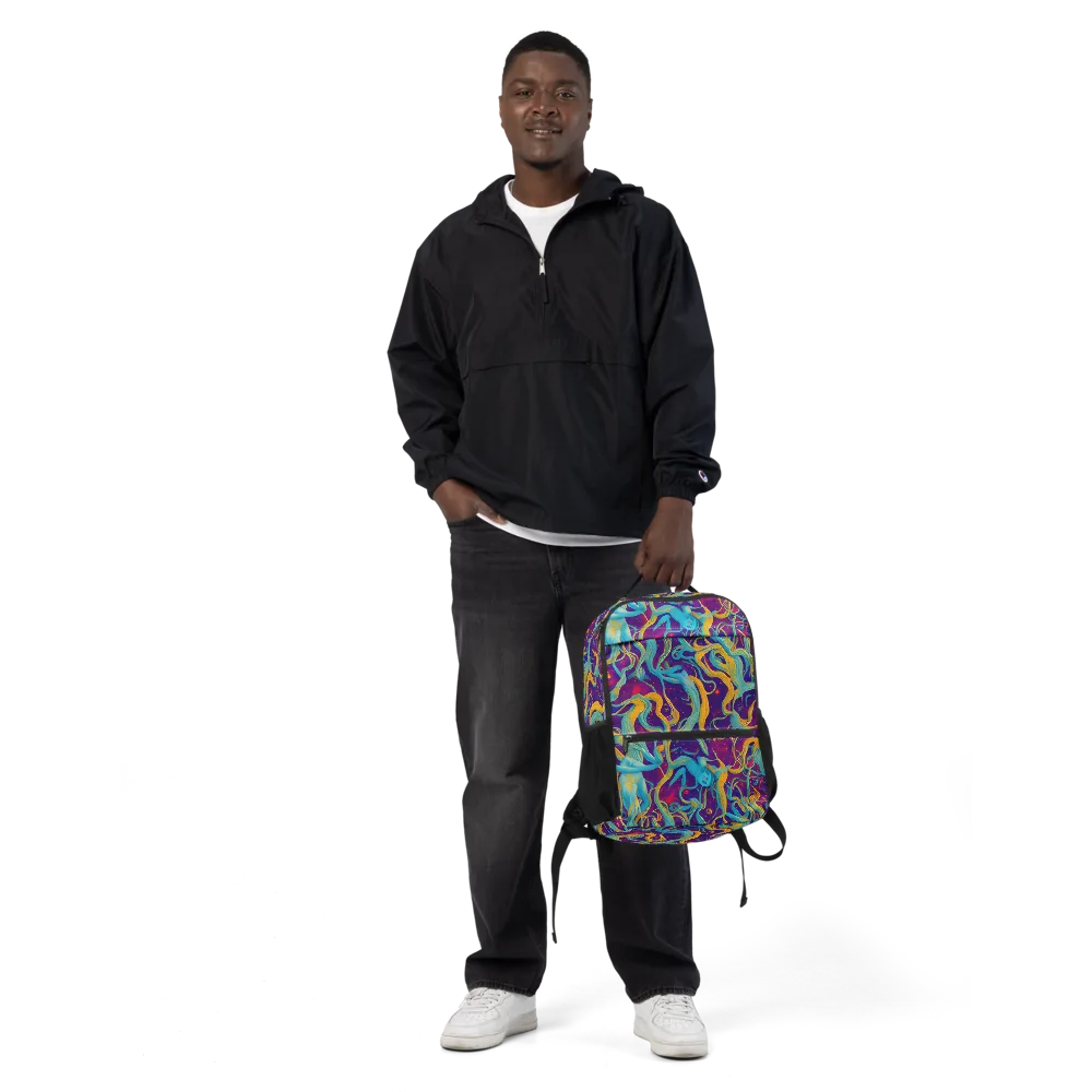 Meryl Mcmaster Evelyn De Morgan on Utility Backpack — Front