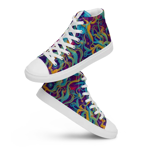 Meryl Mcmaster Evelyn De Morgan on a Men's High Top Canvas Shoes
