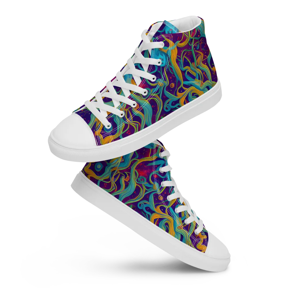 Meryl Mcmaster Evelyn De Morgan on Women's High Top Canvas Shoes — Front