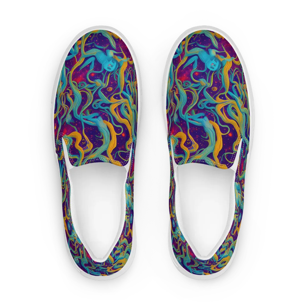 Meryl Mcmaster Evelyn De Morgan on Men's Slip-On Canvas Shoes — Front
